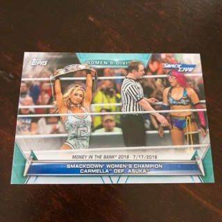 2019 Topps WWE Women's Division - [Base] #78 Memorable Matches and Moments - SmackDown Women's ...