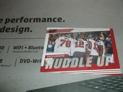 2022 Score    Huddle Up   insert  card   #  HU-TB Tampa Bay Buccaneers