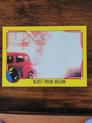 1990 Dick Tracy trading card.