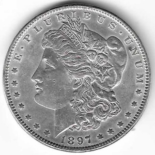 1897 Morgan Silver Dollar