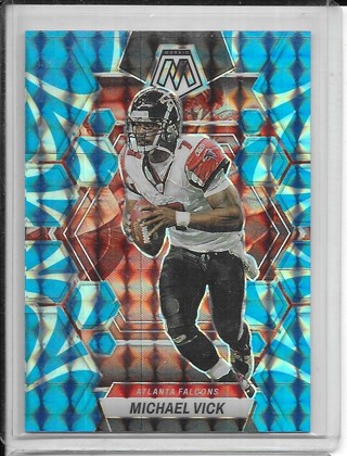 MIchael Vick 2023 Mosaic Mosaic Reactive Blue #12