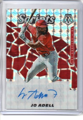 2021 Panini Mosaic Jo Adell Autograph Scripts