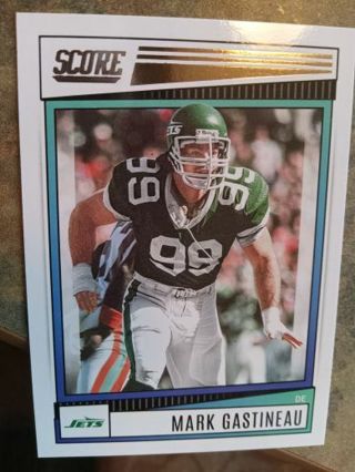 2022 SCORE MARK GASTINEAU NEW YORK JETS FOOTBALL CARD# 300