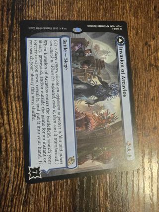 Magic the gathering mtg Invasion of Arcavios rare card March of the machine