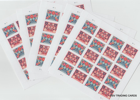 100 - 2021 USPS Forever Love Stamps on 5 sheets, Good for Weddings, Graduation, Parties!