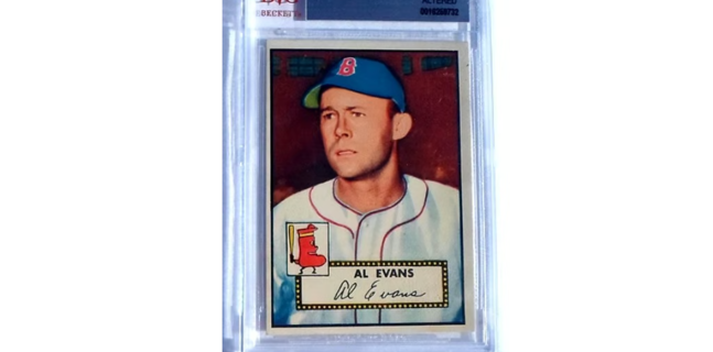 AL EVANS 1952 TOPPS #152 BVG AUTHENTIC ALTERED FREE SHIPPING