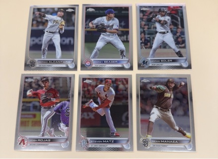 2022 Topps Chrome Update baseball lot