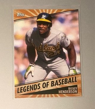 Rickey Henderson insert