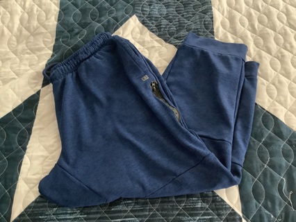 Men’s XL Blue Thermal-8 Sweatpants New Without Tag 