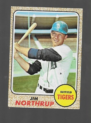 1968 TOPPS JIM NORTHRUP #78