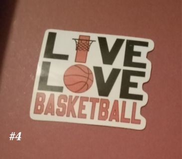 Basketball Vending Sticker #4