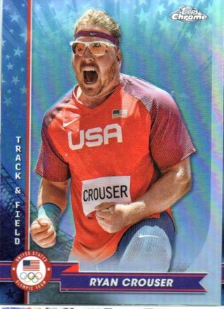 2024 Topps Chrome Olympics Ryan Crouser Refractor #32