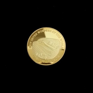 Seven Wonders of The World Coin Collection Gold-plated