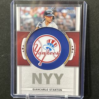 2023 Topps Series 1 TLP-GS GIANCARLO STANTON Commemorative Team Logo Patch Relic