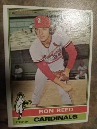 1976 TOPPS RON REED ST. LOUIS CARDINALS BASEBALL CARD # 58