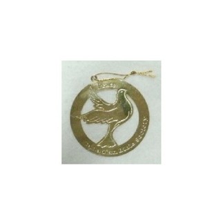  Golden Peace Dove Ornament Canadian Bible Society 