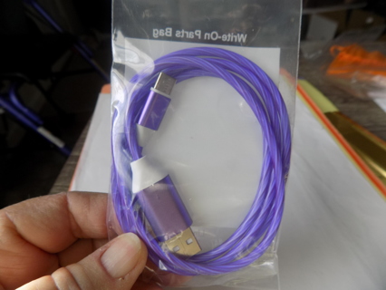 NIP Purple C-line USB cord