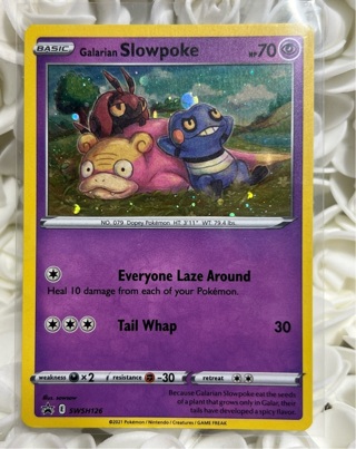 Pokémon TCG Galarian Slowpoke SWSH126 Holo 