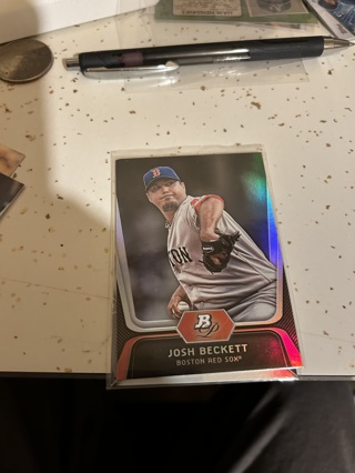 2012 bowman platinum josh beckett