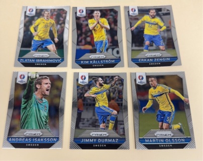 2016 Panini Prizm Euro soccer lot