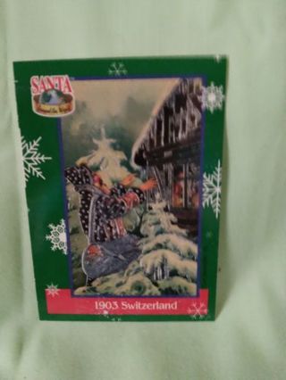 Santa Around The World Trading Card #9