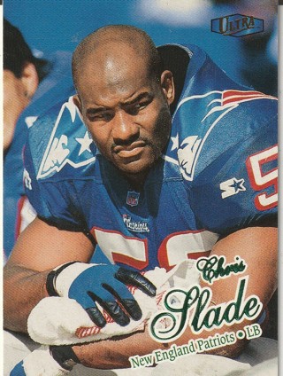Collectable New England Patriots Football Card: 1998 Chris Slade