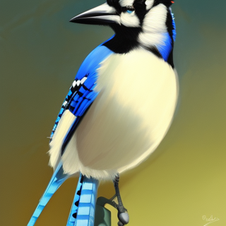 Listia Digital Collectible: Blue Eyed BlueJay