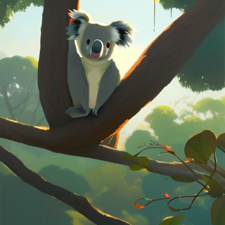 Listia Digital Collectible: A Cuddly Looking Koala
