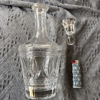 Beautiful Crystal Bohemian Decanter