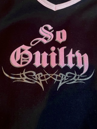 "So Guilty" Women's T Shirt Large