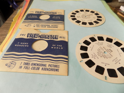Vintage Mid 50's BANFF Alberta Canada  National Park 2 reels View Master Pictures in full color