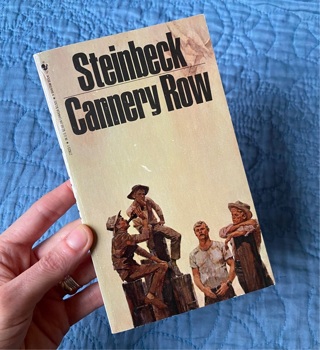 John Steinbeck, Cannery Row, paperback book novel vintage 1988 VG+