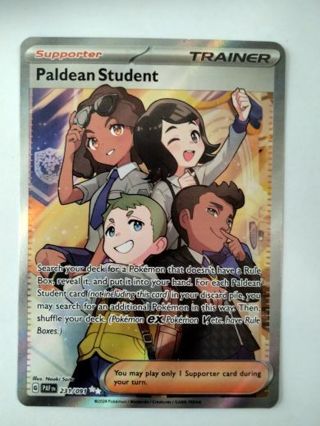 Paldean student 231/092 double rare holo nm pokemon