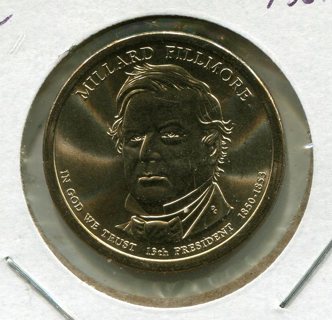 2010 D Millard Fillmore Dollar-B.U.