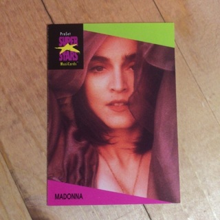 1991 ProSet Super⭐️Stars MusiCards ~ MADONNA (Card # 68)