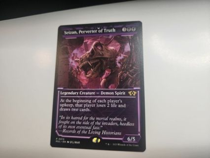 Magic the gathering mtg Seizan Perverter of truth rare card March of the Machine