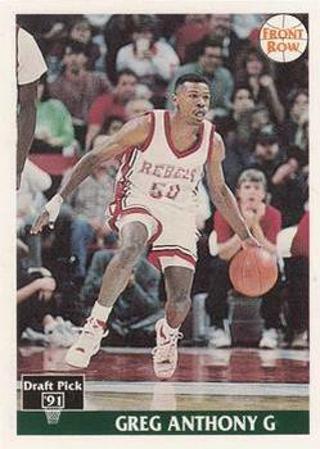 Tradingcard - NBA - 1991 Front Row #42 - Greg Anthony CH - UNLV Runnin' Rebels