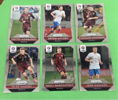 2016 Panini Prizm euro soccer lot