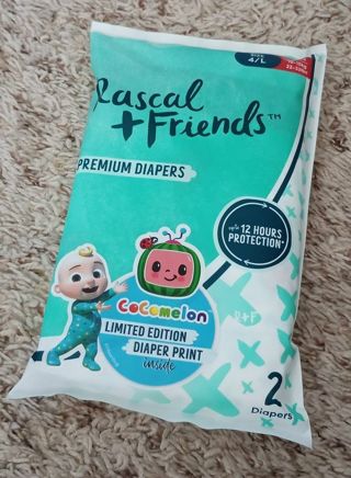 *Rascal + Friends Diapers - 2ct Package - Size 4/L