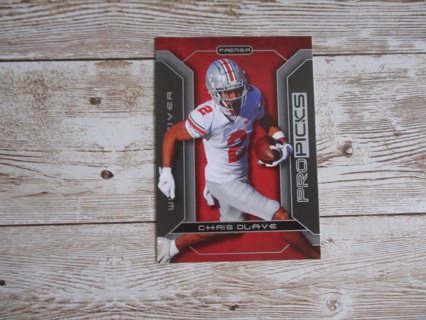 Pro Picks 2022 Chris Olave football trading card 