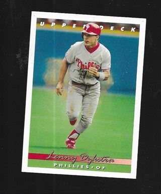 1993 UPPER DECK LENNY DYKSTRA #69