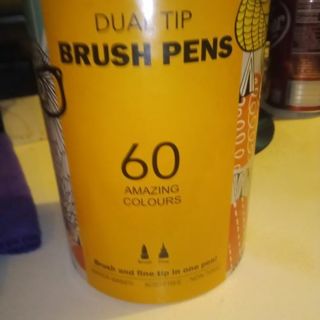 Dual Tip Brush Pens