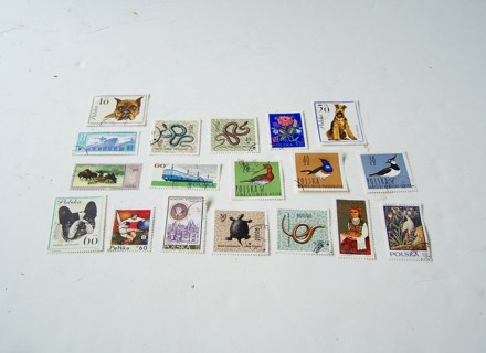 Poland Postage Stamps Used/Cancelled Set of 18