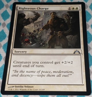 MTG ✨ Righteous Charge - (U) 23/249 Gatecrash (GTC) ✨ Magic the Gathering (2013)