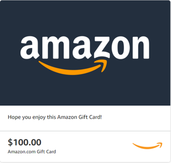$100.00 Amazon Gift Card #1 [FAST DELIVERY]