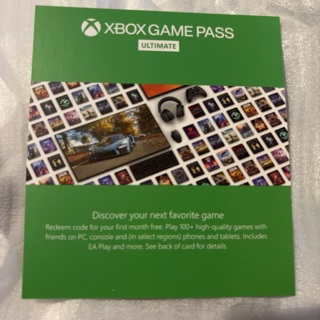 Xbox Game Pass Ultimate 1 Month (READ)