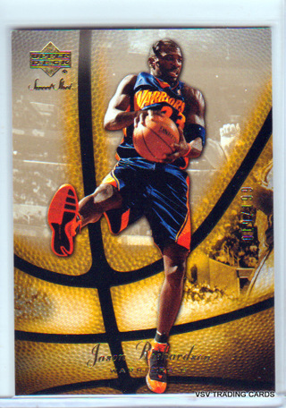 Jason Richardson, 2006-07 Upper Deck Sweet Spot Basketball Card #27, Golden State Warriors, 019/199