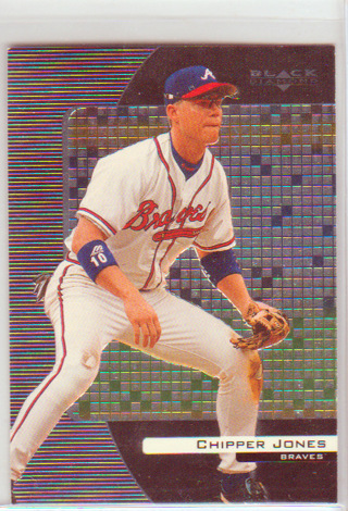 Chipper Jones, 1999 Upper Deck Black Diamond Baseball Card #8, Atlanta Braves, (L5