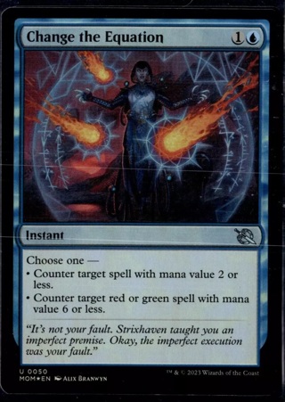 Change the Equation In Foil! NM-Mint Magic The Gathering