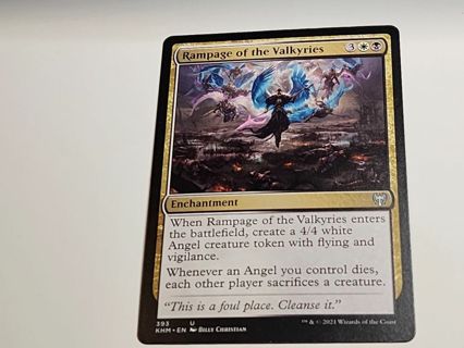 Magic the gathering mtg Rampage of the Valkyries Kaldheim